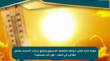 موجة حارة تصل ذروتها منتصف الأسبوع وترفع درجات الحرارة بشكل مفاجئ في البلاد – هل أنت مستعد؟